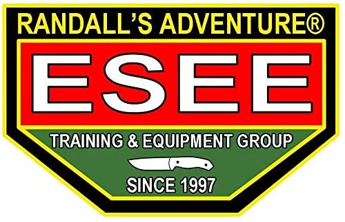 ESEE Izula Venom Green Fixed Blade Knife w/Orange G10 Handles and Molded Polymer Sheath - Image 7