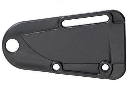 ESEE Knives Izula Fixed Blade Knife w/Survival Kit, Sheath & Clip Plate (Black Blade/Grey Micarta Handle/Black Sheath/Survival Kit) - Image 3