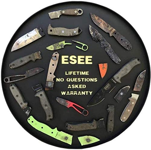 ESEE Knives Izula II Fixed Blade Knife w/Survival Kit, Sheath, Clip Plate, & Micarta Handle (Olive Drab Blade/Black Sheath/Survival Kit) - Image 3