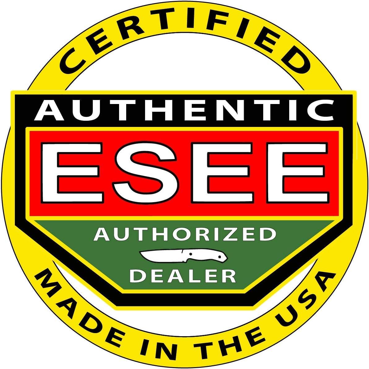 ESEE Knives Izula II Fixed Blade Knife w/Survival Kit, Sheath, Clip Plate, & Micarta Handle (Olive Drab Blade/Black Sheath/Survival Kit) - Image 4